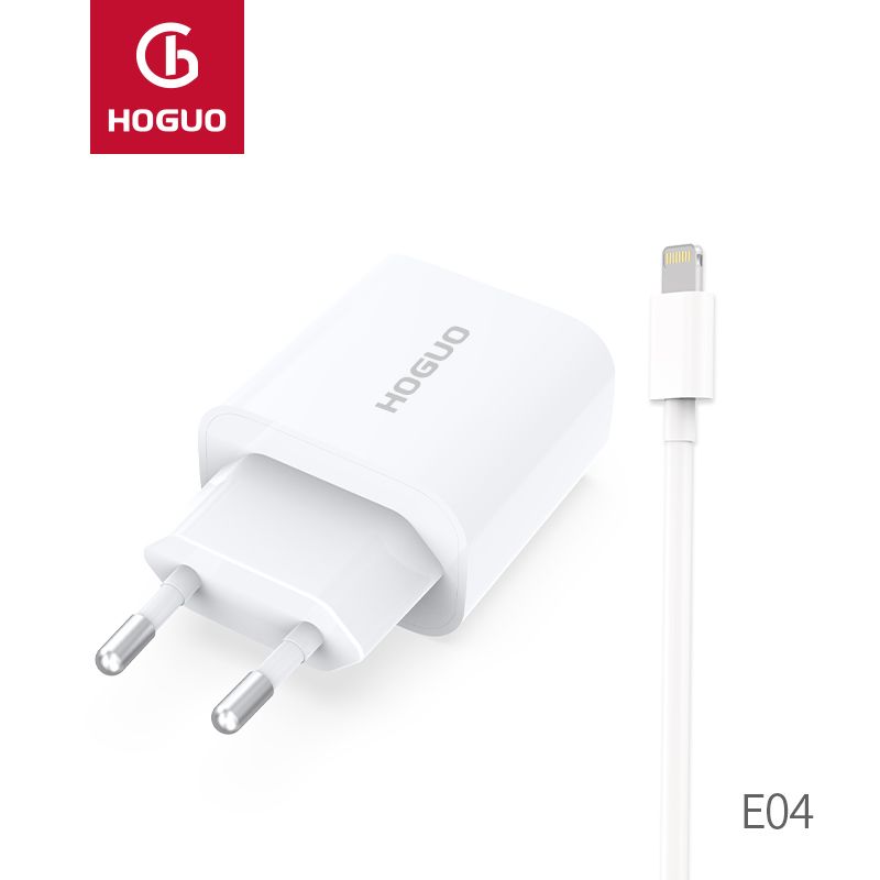 EU Plug E04-i PD20W fast charger C to Lightning suit-Classic series
