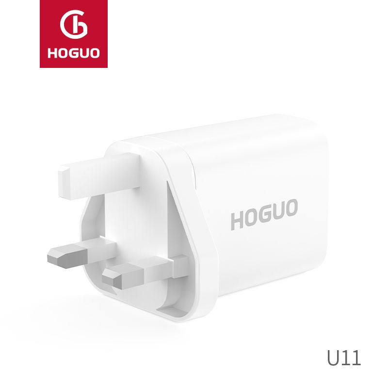 HOGUO Classic series U11 qc 3.0 18w fast charging uk plug charger 