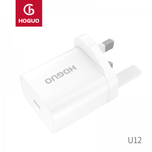 HOGUO Classic series type c U12 pd charger 20w for iphone