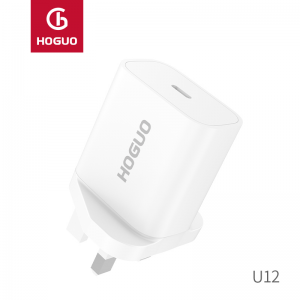HOGUO Classic series type c U12 pd charger 20w for iphone