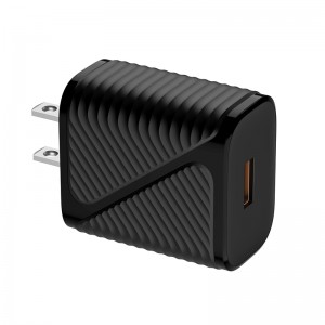 HOGUO M18 18W fast charger-Twill series (Black)