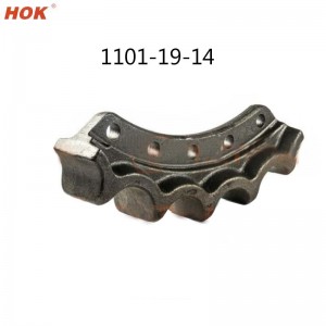 PRODUCTS  Bulldozer parts /undercarriage/T9 SEGMENT OF SPROCKET  Gear sector for T11  1101-19-14