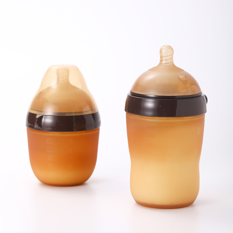 Factory wholesale Glass Bottle With Wooden Lid - Silicone Feeding Bottle  – Holland