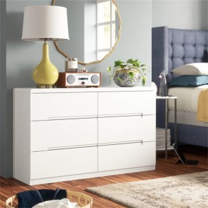 HF-TC023 bedroom white chest of drawers