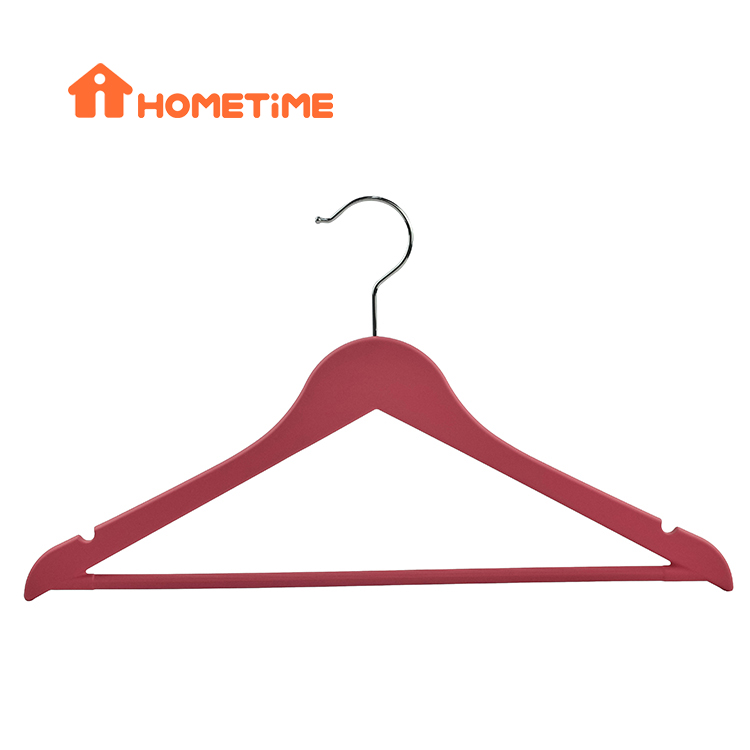 China Non Slip Metal Shirt Hanger Rubber Coating Clothes Hangers  Manufacture and Factory