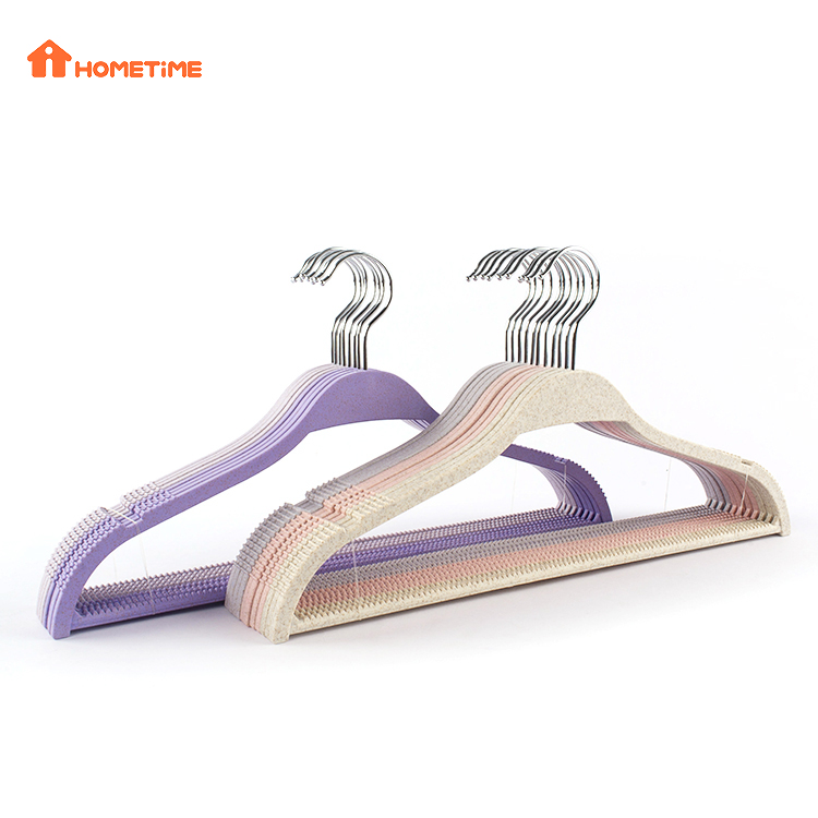 China Straw Hangers Factory Earth Friendly Sustainable Eco Hanger Dusty Blush