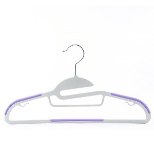 China Trouser Hangers Manufacturers –  China Hanger Supplier Ultra-thin Multifunctional Plastic Clothes Hanger – Lipu