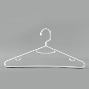 China Luxury Hangers Factory –  Plastic Hangers Supplier Strong White Plastic Skirt Hangers – Lipu