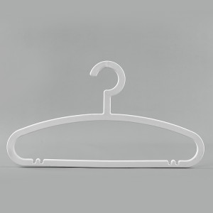 China Wholesale Pvc Coated Hangers Manufacturers –  Cheap Wholesale Retail Clothing Hangers Plastic Hangers White – Lipu