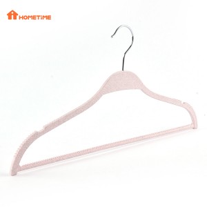 China Baby Hangers –  China Straw Hangers Factory Earth Friendly Sustainable Eco Hanger Dusty Blush – Lipu