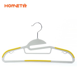 Wholesale Hangers Suppliers –  Hot Sale Space Saving Rubber Coated Plastic Clothes Hanger with TPR – Lipu