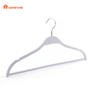 China Jacket Hanger –  GRS Certification Factory Wholesale Sustainable Recycle Wheat Straw Clothes Hangers Med. Grey – Lipu