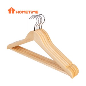 China PP Hanger Factory –  Hanger Factory Hot Sale High-Grade Wholesale Natural Wooden Coat Hangers – Lipu