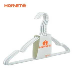 White Hangers Factory –  Non Slip White Wire Hangers Wholesale Metal Shirt Clothes Hangers – Lipu
