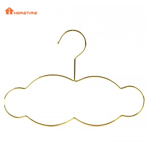 Black Hangers Factory –  Metal Golden Cloud Clothes Hangers for Kids Baby Children Clothes Organizer – Lipu