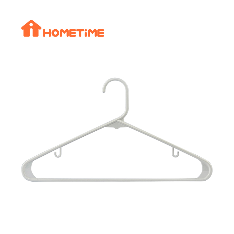 China Wholesale Eco Friendly Clothes Hangers Factory –  Hanger Factory Wholesale Cheap White Plastic Hangers Clothing Hanger – Lipu
