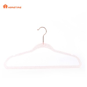 China PP Hanger Factory –  Heavy Duty Space Saving Plastic Glitter Coat Suit Clothes Hangers for Adults – Lipu