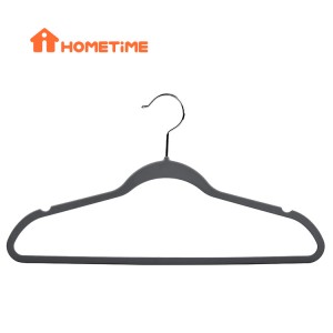 China Luxury Hangers –  China Thin Hangers Non Slip Rubber Coating ABS Plastic Clothes Hangers  – Lipu