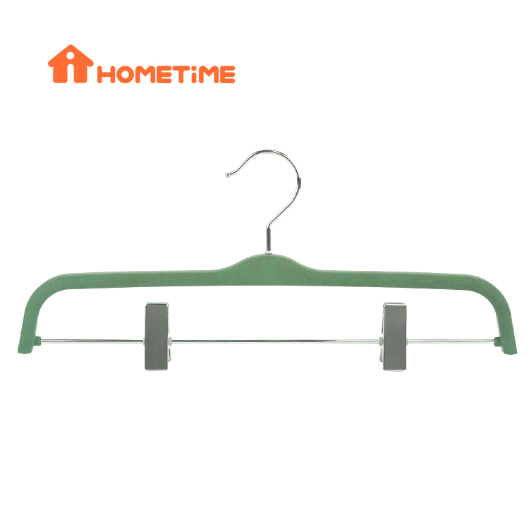 Newest Bottom Hanger Cheap Plastic Skirts Hangers with Clips