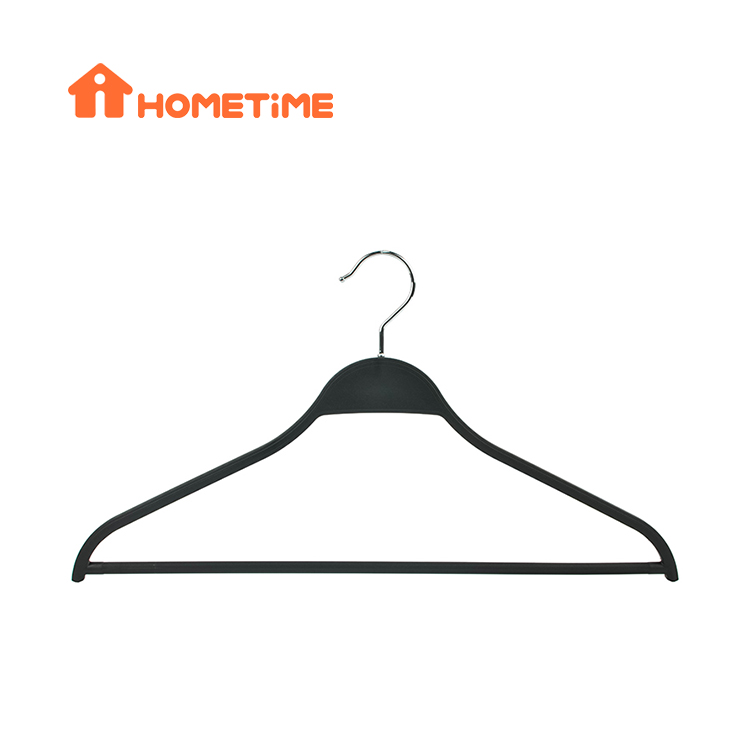 Zara Style PP PP Plastic Hangers සම්පූර්ණ කට්ටල ඇඟලුම් ඇඳුම් කලිසම් සාය සංදර්ශකය සමඟ ලෝහ කොකු