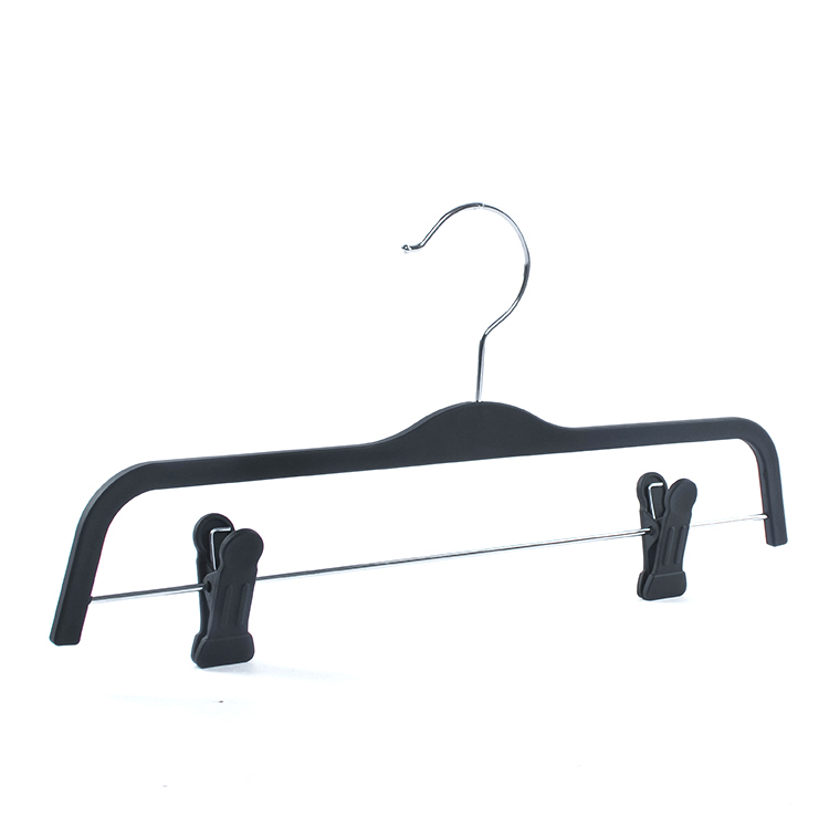 Durable Ultra Slim Non Velvet Space Saving Non Slip Rubber Coated ABS Plastic Clothing Hangers