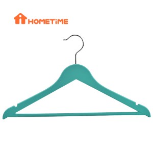 China Wholesale Black Suede Hangers Suppliers –  Heavy Duty China Non Slip Suit Hangers Plastic Rubber Hangers Factory – Lipu