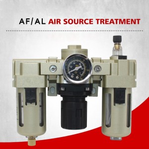 AC Smc Frl Pneumatic Air Filter Combination Unit Air Source Treatment Unit Filter Regulator Lubricator
