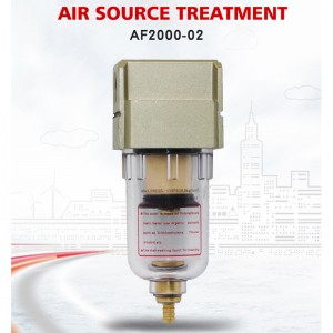 SMC tipo AF2000-02 oro šaltinio apdorojimo filtro slėgio reguliavimo vožtuvo reguliatorius