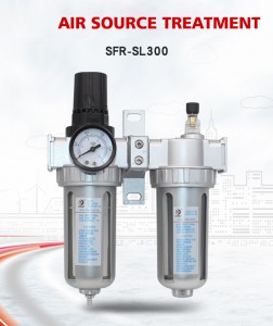 SNS type Pneumatic Filter Regulator Lubricator Frl Unit