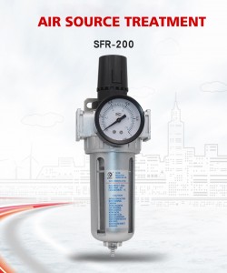 SNS type Frl Unit Compressed Air Source Treatment Three Unit SFR-200