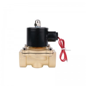 2w Series 220v 24v 12 Volt 2w160-15 Brass Normally Open Close 2 Way Pneumatic Water Solenoid Valve