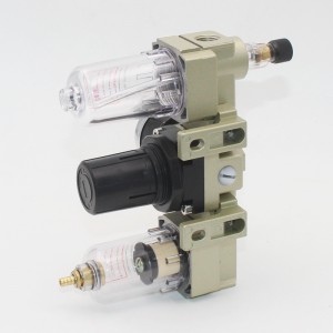 Pneumatic Parts AC2000-02 Air Filter Pressure Regulator FRL Combination With The Auto Drain Unit