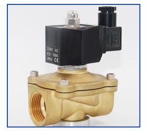 MW Series G1/2port 2/2way месингов електромагнитен клапан Директно действащ електромагнитен клапан за вода при висока температура