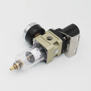 I-Automatic Moisture Trap Pressure Gauge Compressor Pneumatic Air Regulator Filter Aw2000-02