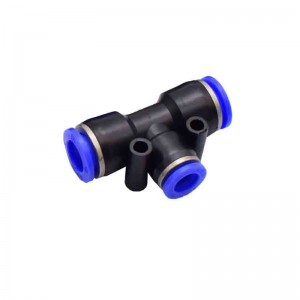 T-Type PE G Variable Diameter Three-Way Joint Hose Plastic Butt Quick Plug Quick Connector Pneumatic Tracheal Joint