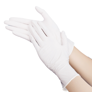 Nitrile gloves class 1000 /class 100 white color 9″ &12″