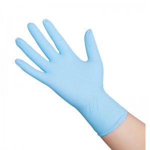 9 inch W4.5g Blue Nitrile Gloves