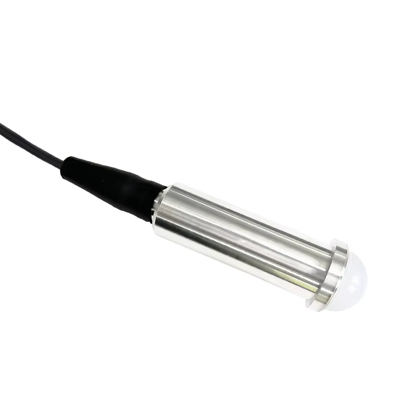 Indasteri e sa keneleng Metsi RS485 Light Intensity Transmitter Submersible Tlas'a Metsi Leseli le Matla a Sensor Measung Lisebelisoa