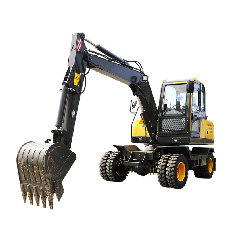 CE ISO Certified Model HE75 wheel Excavator  FOR SALE (1)