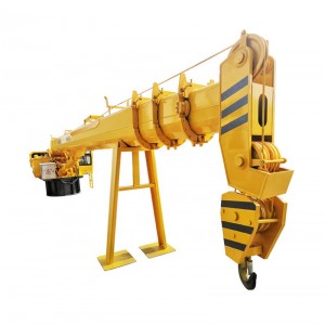 Manufacturing 5ton to 50ton telescopic beam marine crane made in China for Sale