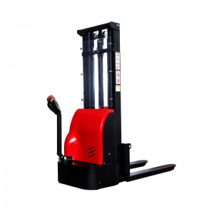 CE ISO Certified 1ton 1.2ton 1.5ton walking pallet truck electrical stacking machine FOR SALE