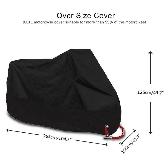 Hot in France Moped Rain Shield Soft Motorcycle Cover Storm Protector Bike Cover