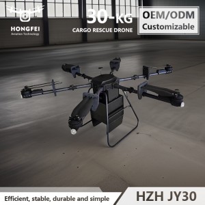 Heavy Lifting Rescue Transportation Industry RC Long Range Drone with 30kg Payload