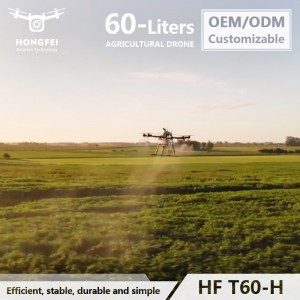 60kg Payload Agricultural Drone Crop Spray Cargo Drone for Sale Uav Drone Spraying