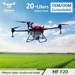 Easy Assembling Unmanned Aerial Vehicle Frame 4-Axis Quadcopter 20L Farm Carbon Fiber Frame Uav Agricultural Spraying Drone for Pesticide Spraying