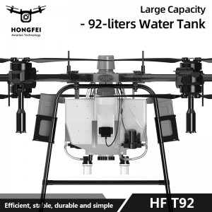 HF T92 Agricultural Drone – 92 Liter 8-axis Foldable Transport Aircraft
