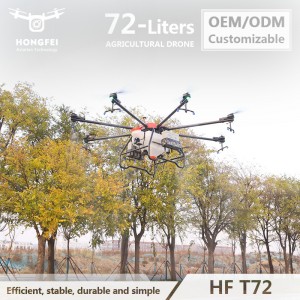 T72 Factory Direct Sale Crop Sprayer Drone 72L Agricultural Pesticides Drone Sprayer Helicopter Agricola Sprayer Drone