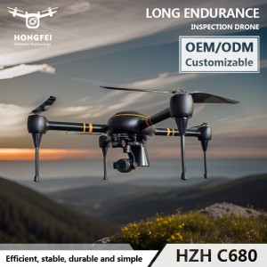 Long Endurance Remote Control Inspection Drone with Optional Camera Shouter for Multi Use