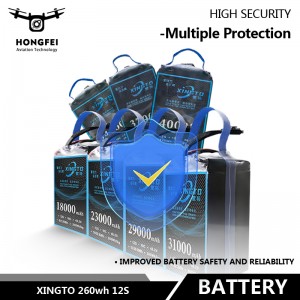 Xingto 260wh 12s Intelligent Batteries for Drones