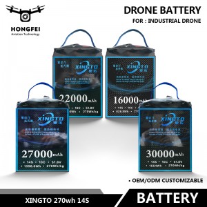 Xingto 270wh 14s Intelligent Batteries for Drones